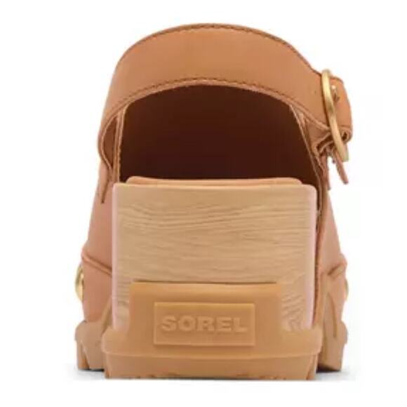 NEW SOREL ROAM'N CLOG RVT Tawney Buff, GUM Women's Size 9 - Picture 3 of 7